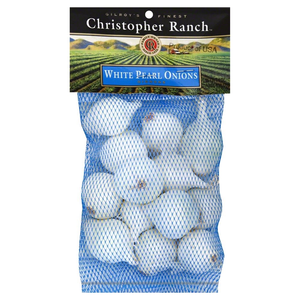 slide 1 of 3, Christopher Ranch Onions White Pearl Prepacked, 6 oz