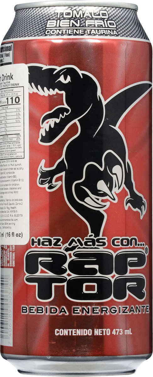 slide 8 of 15, Raptor Fruit Punch Drink 16 fl oz, 16 fl oz