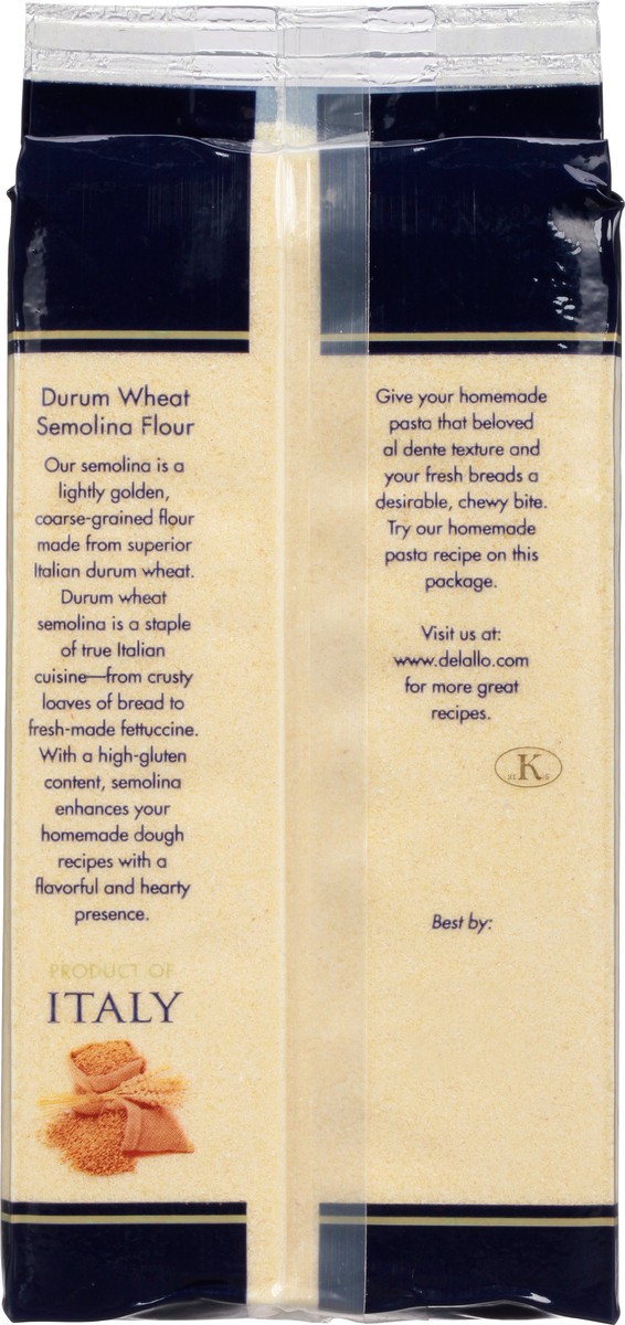 slide 7 of 10, DeLallo Flour Semolina Durum Wheat, 17.6 oz