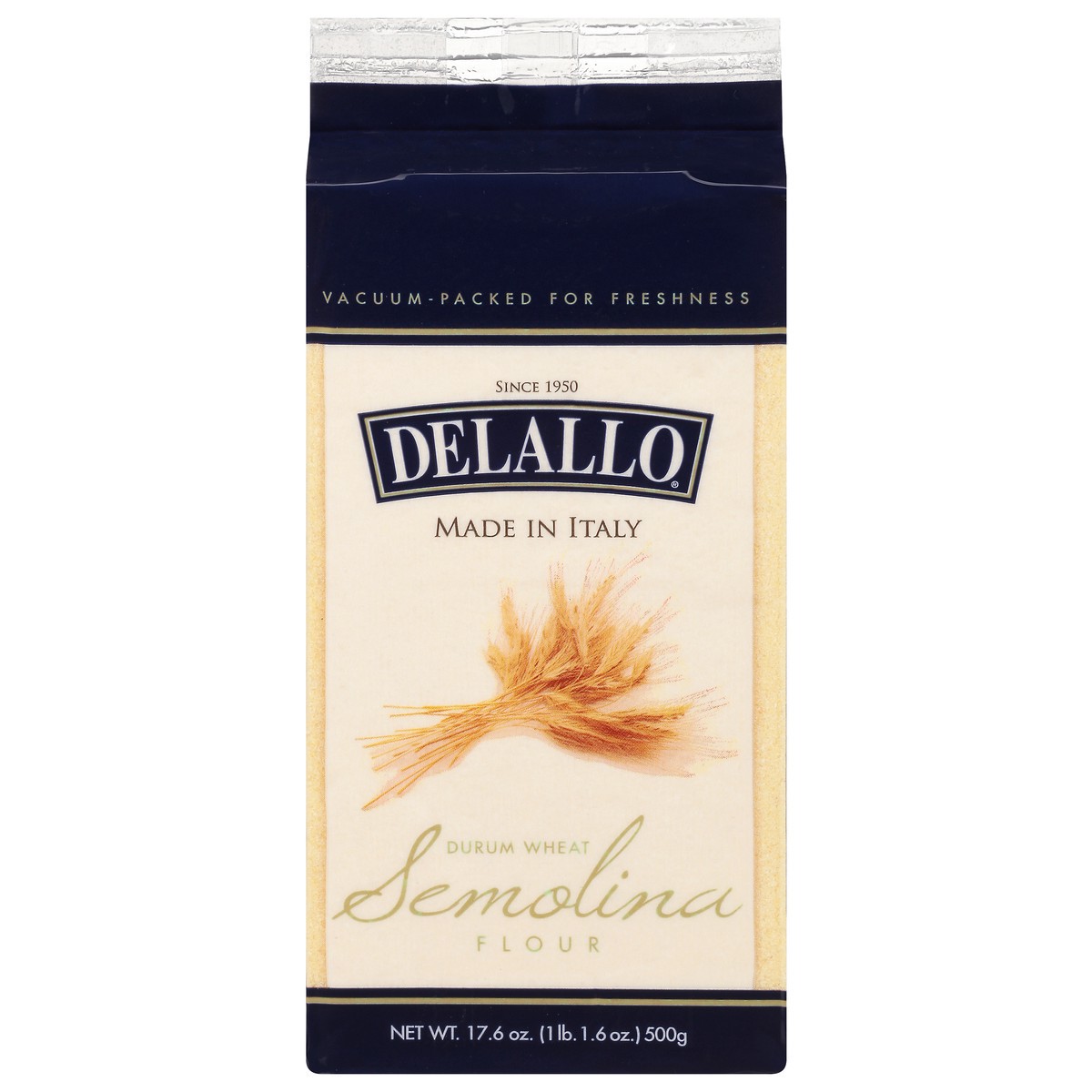 slide 1 of 10, DeLallo Flour Semolina Durum Wheat, 17.6 oz