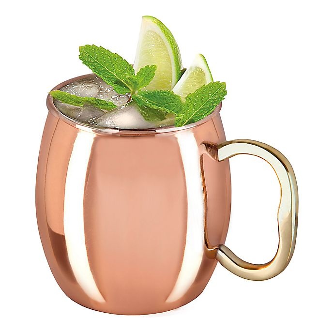 slide 1 of 2, Godinger Copper Plated Moscow Mule Mugs, 2 ct