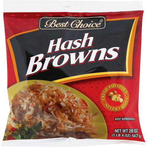 slide 1 of 1, Best Choice Hash Brown Potatoes, 20 oz