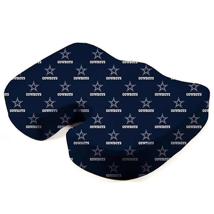 slide 1 of 1, NFL Dallas Cowboys Memory Foam Seat Cushion, 1 ct