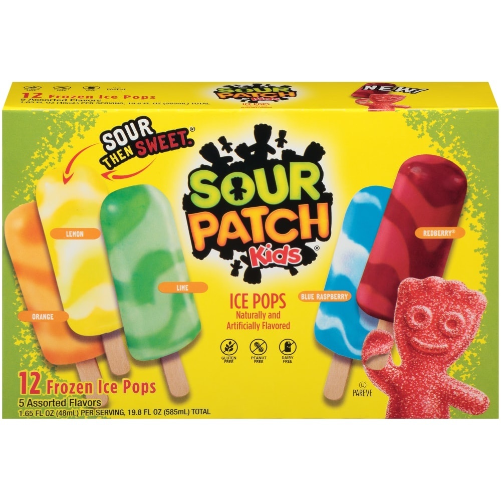 slide 1 of 1, PhillySwirl Sour Patch Kids Frozen - 12 Count, 12 ct