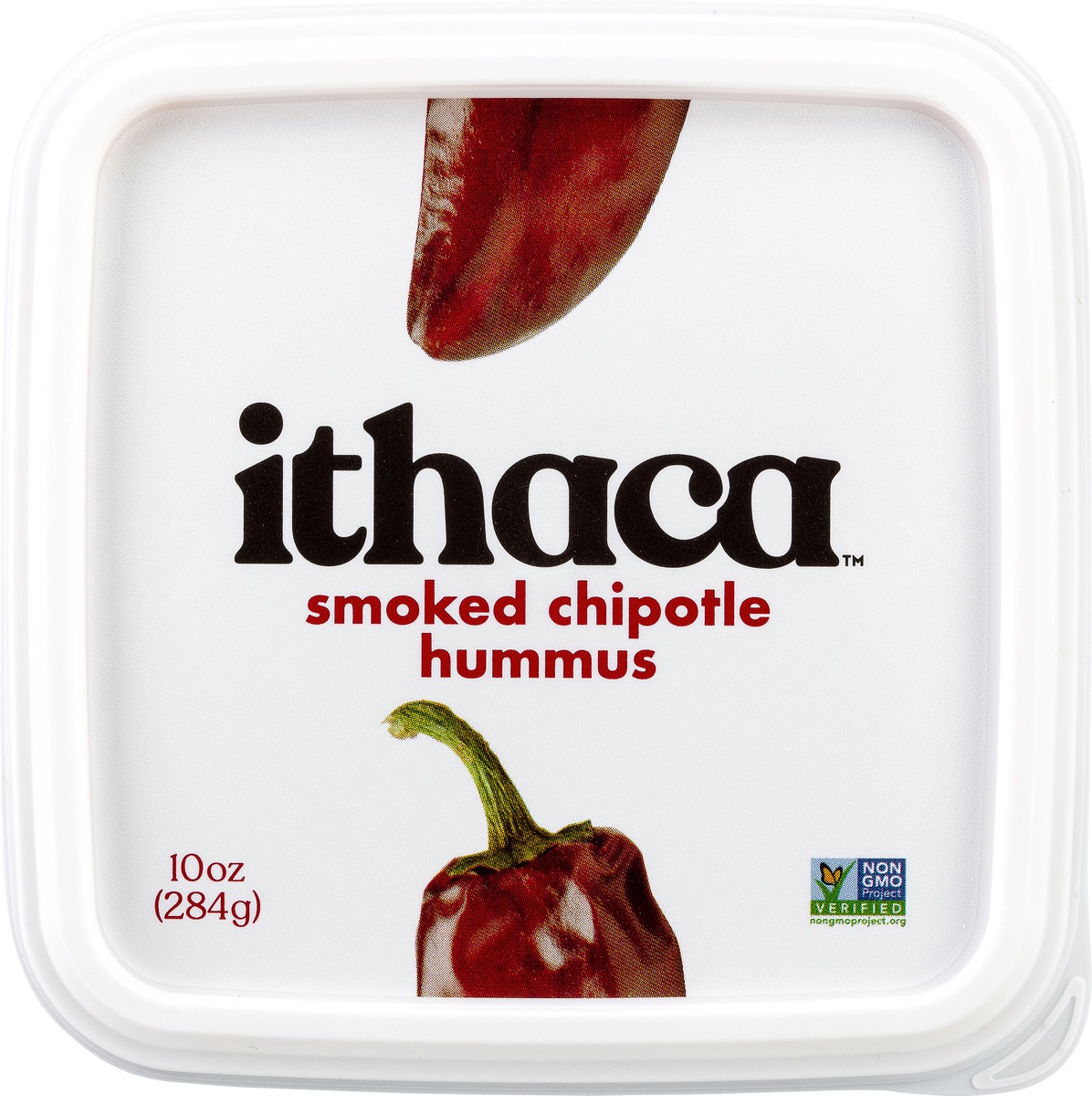 slide 3 of 10, Ithaca Cold-Crafted Smoked Chipotle Hummus, 10 oz