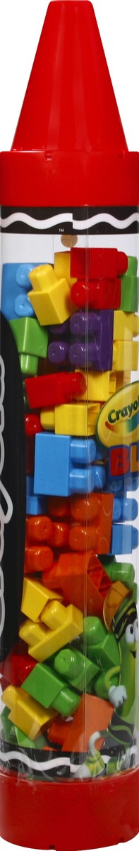 slide 3 of 6, Crayola 70Pc Blocks In 35" Tube, 35 in