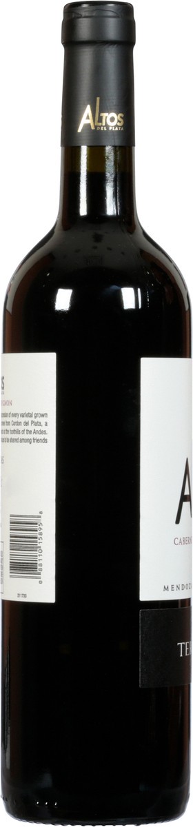 slide 5 of 9, Terrazas de los Andes Cabernet Sauvignon, Altos Del Plata, 2011, 750 ml