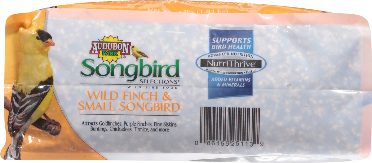 slide 5 of 9, Audubon Park Songbird Selection Wild Finch & Small Songbird Bird Food 4 lb, 4 lb