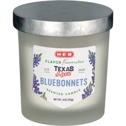 H-E-B Flavor Favorites Texas Roots Bluebonnets Scented Candle