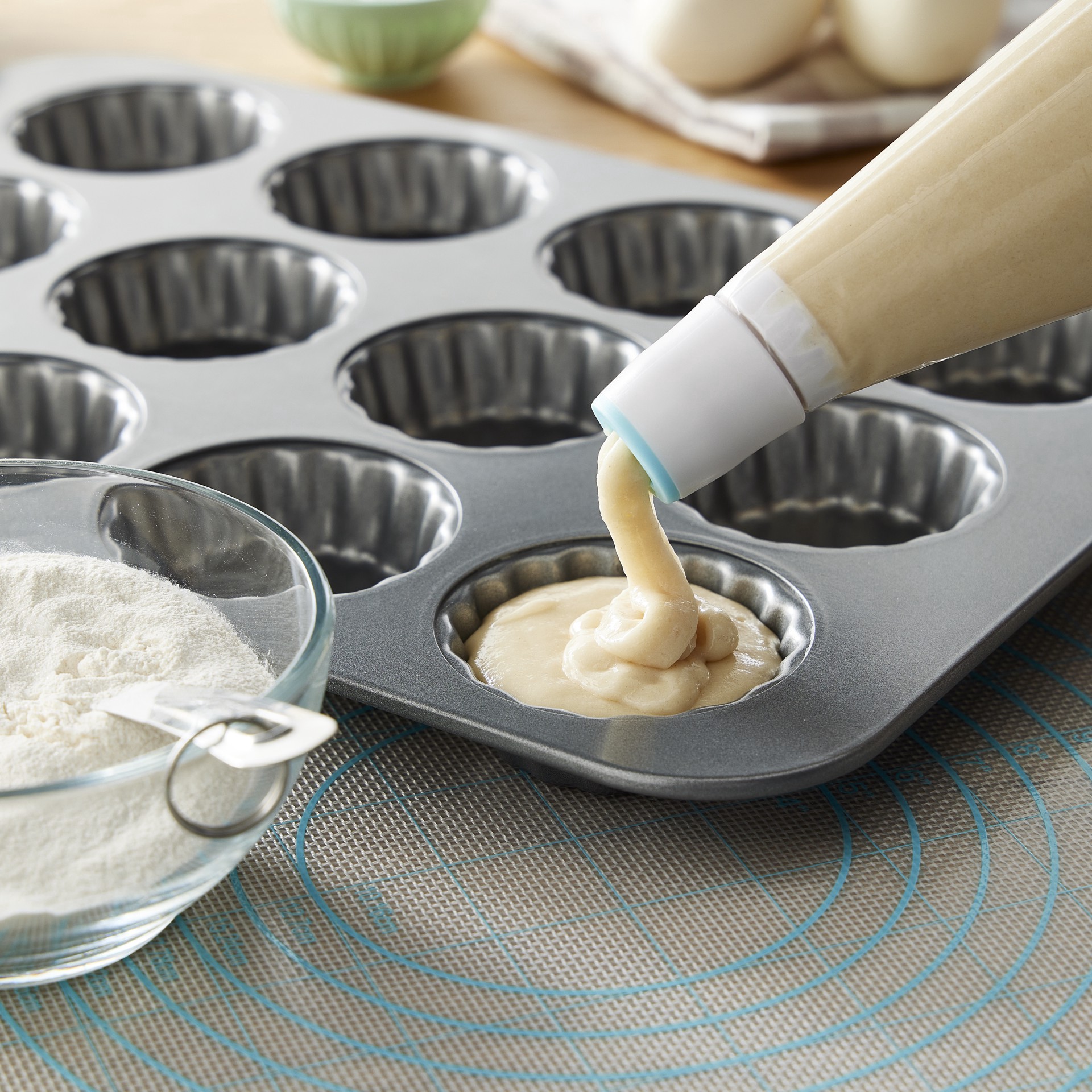 slide 2 of 5, Perfect Fill Batter Dispenser Tip By Celebrate It, 1.5 in