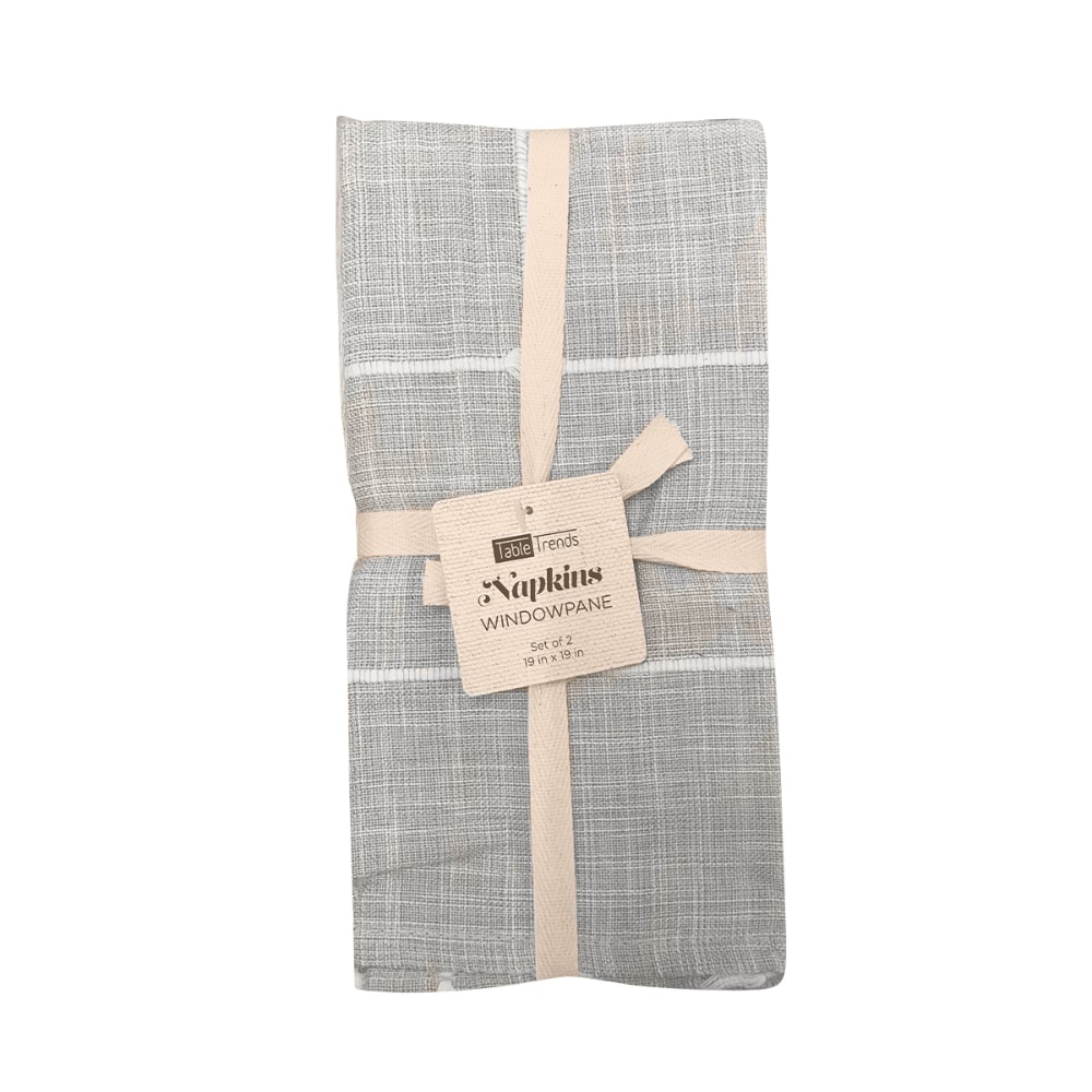 slide 1 of 1, Arlee Home Fashions Table Trends Napkins - Windowpane Plaid, 2 ct