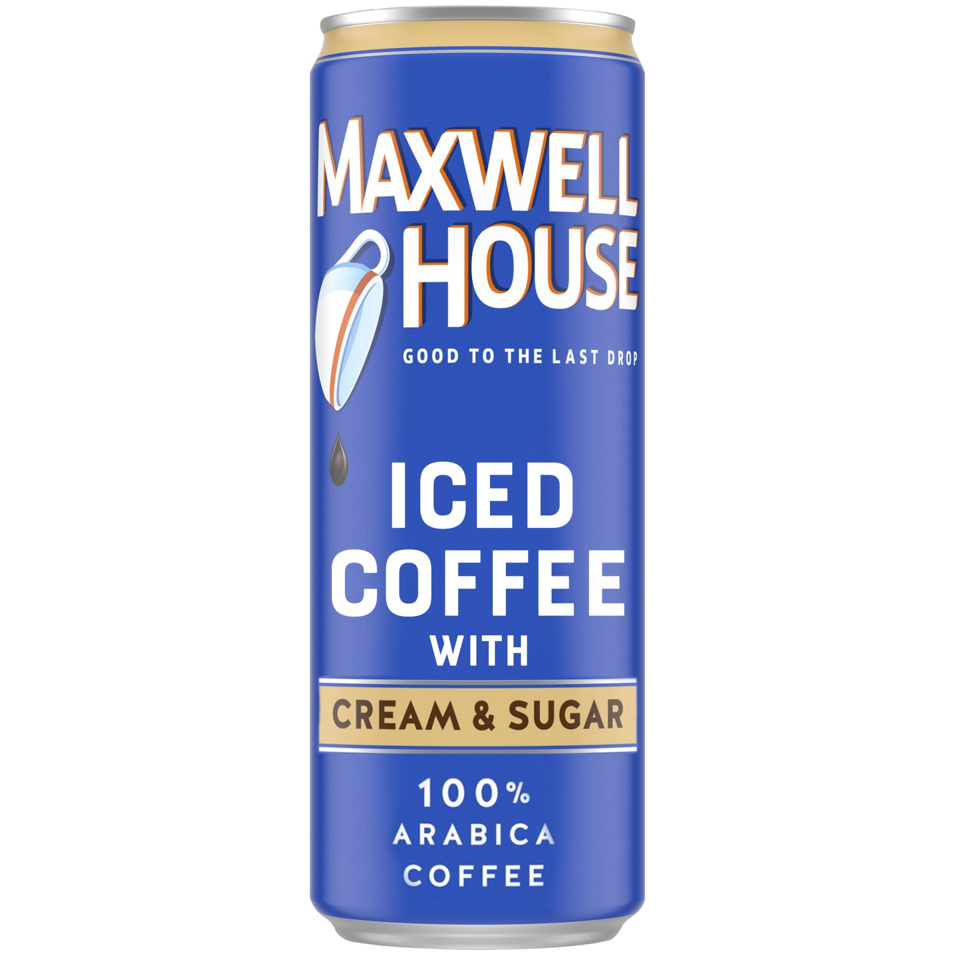 slide 1 of 1, Maxwell House Cream & Sugar Ready-to-Drink Iced Coffee Beverage, 11 oz