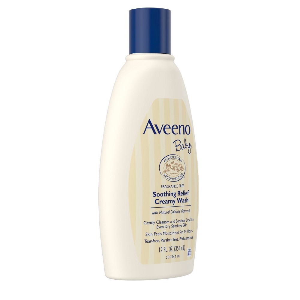 slide 7 of 7, Aveeno Soothing Relief Creamy Wash, 12 Fl. Oz, 12 fl oz