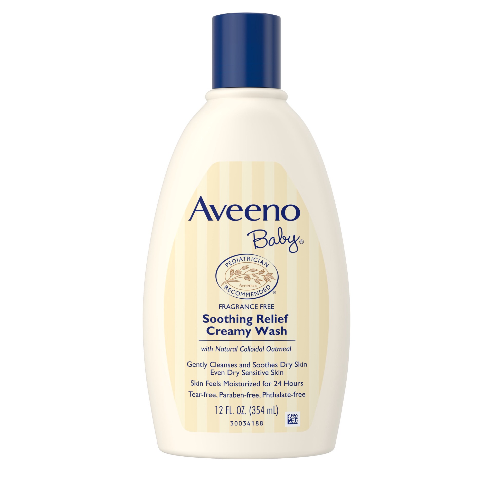 slide 1 of 7, Aveeno Soothing Relief Creamy Wash, 12 Fl. Oz, 12 fl oz