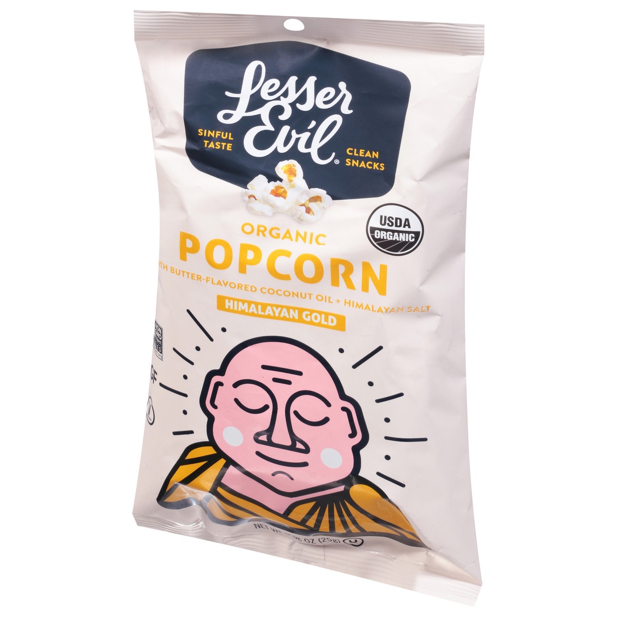 slide 8 of 9, LesserEvil Himalayan Gold Popcorn 0.88 oz, 0.88 oz