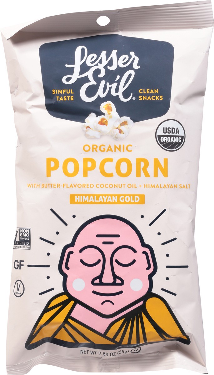 slide 5 of 9, LesserEvil Himalayan Gold Popcorn 0.88 oz, 0.88 oz