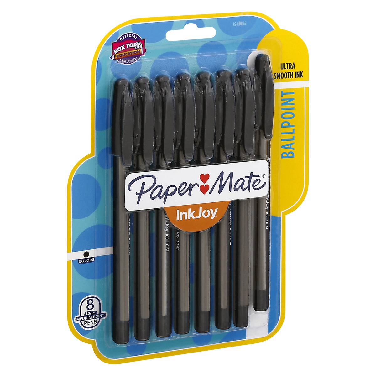 slide 8 of 9, Paper Mate InkJoy Medium Point Ballpoint Black 1.0 mm Pens 8 ea, 8 ct