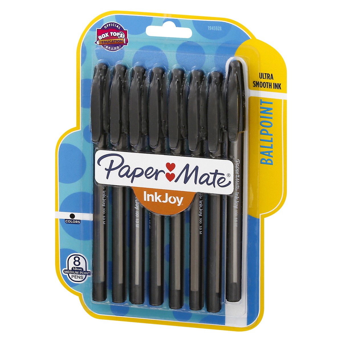 Paper Mate InkJoy Medium Point Ballpoint Black 1.0 mm Pens 8 ea 8 ct
