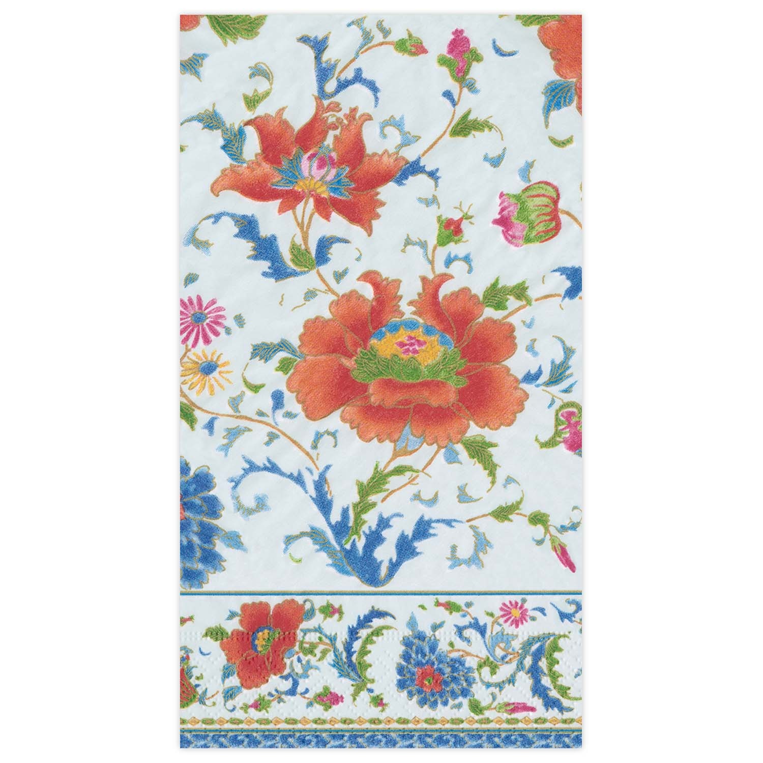 slide 1 of 1, Caspari Chinese Ceramic Guest Napkins, 15 ct