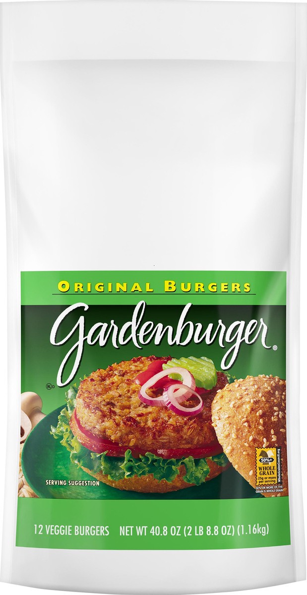 slide 1 of 3, Gardenburger Patty, 12 ct