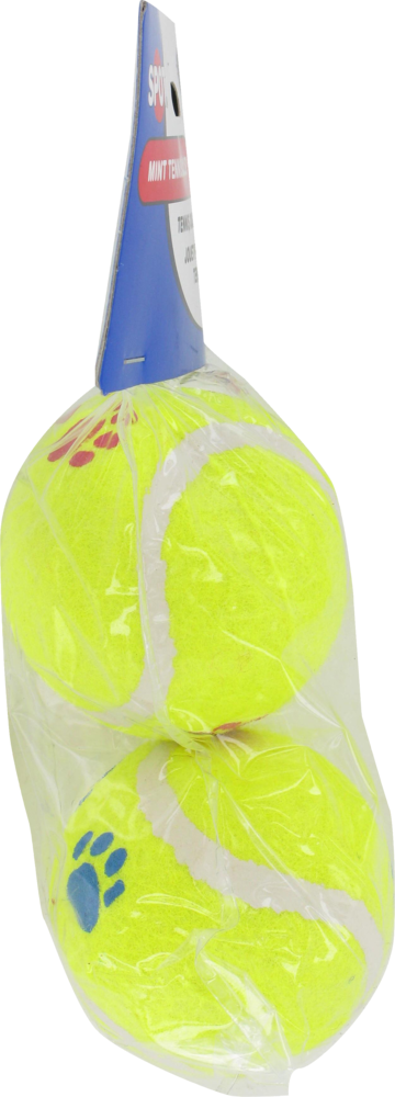 slide 4 of 4, SPOT Dog Toy, Tennis, Mint Tennis Balls, 2 ct