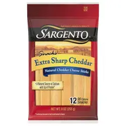 Sargento Snacks Extra Sharp Cheddar Cheese Sticks