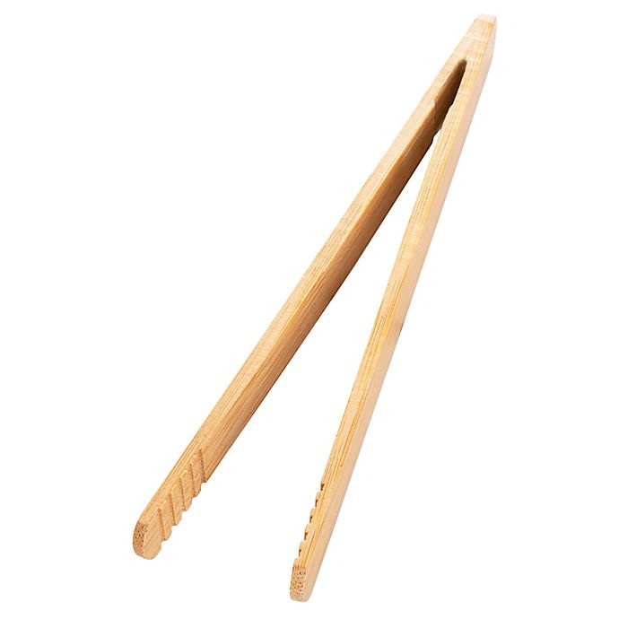 slide 1 of 1, Simply Essential Bamboo Toaster Tongs - Natural, 1 ct