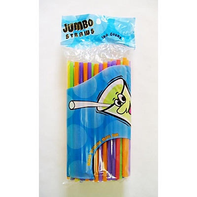 slide 1 of 1, Theis Distributing Jumbo Straws, 100 ct