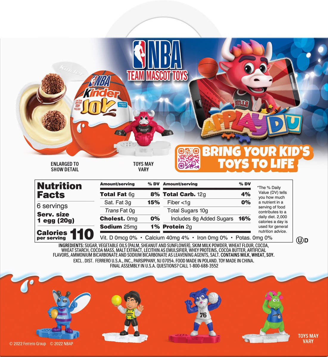 slide 5 of 7, Kinder Joy Treat + Toy Chocolate Eggs ea - 6 ct, 6 ct