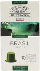 Corsini Caffe Brasil Single Serve Coffee Pods