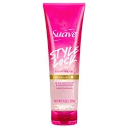 Suave Style Lock Sculpting Hair Gel, Alcohol-Free, Maximum Hold, Soft & Smooth, 9 oz