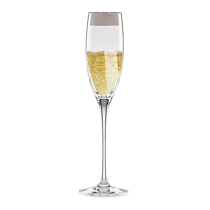 slide 1 of 2, Lenox Timeless Wide Platinum Toasting Flute, 1 ct