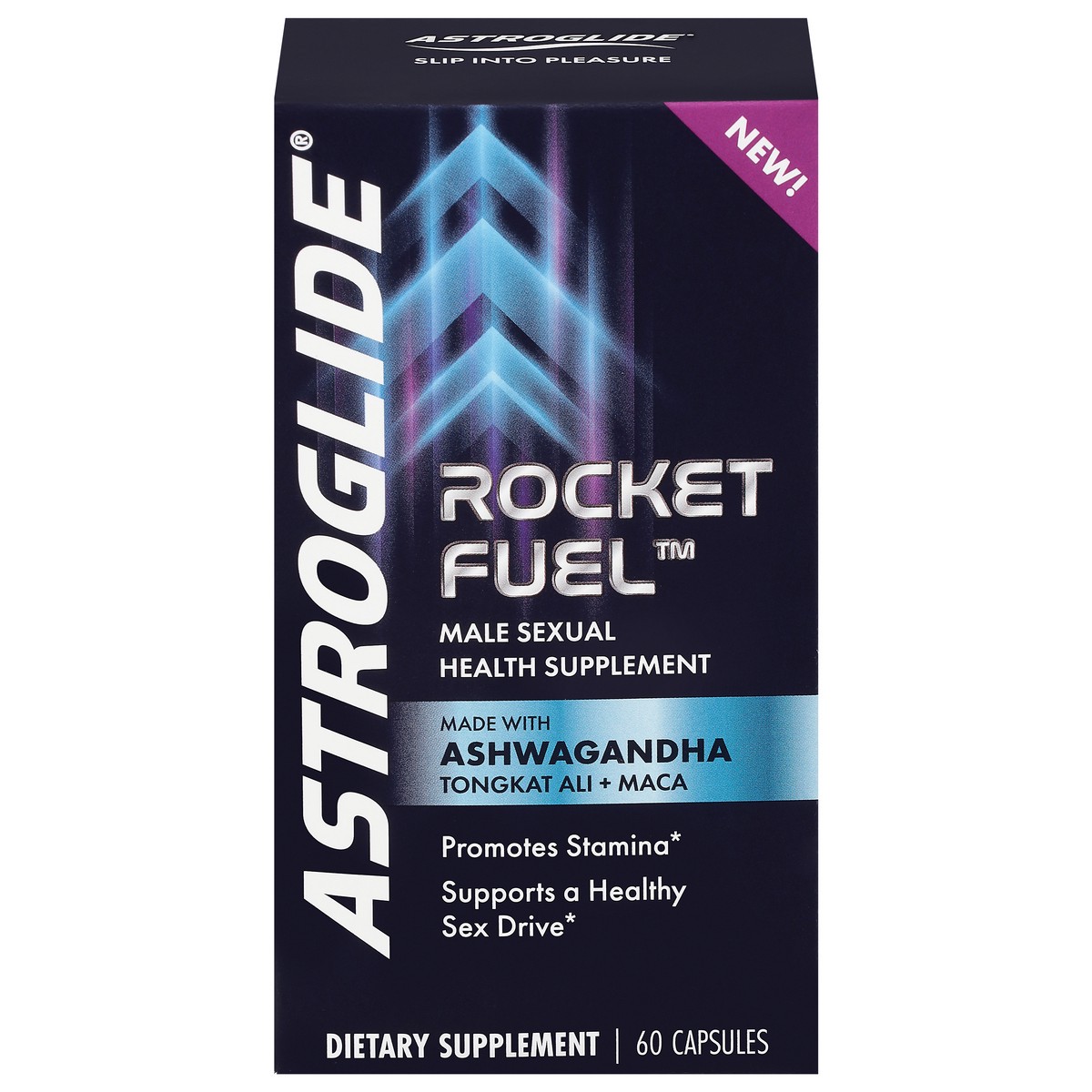 slide 1 of 13, Astroglide Rocket Fuel, 60 ct