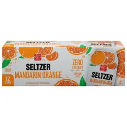 Harris Teeter Mandarin Orange Seltzer 12