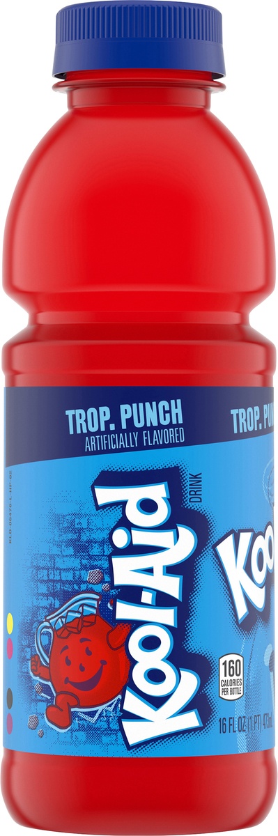 slide 7 of 10, Kool-Aid Tropical Punch Artificially Flavored Soft Drink, 16 oz