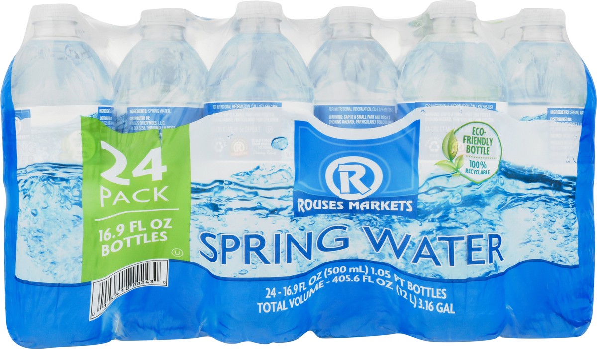 slide 10 of 10, Rouses Markets Spring Water - 24 ct, 24 ct