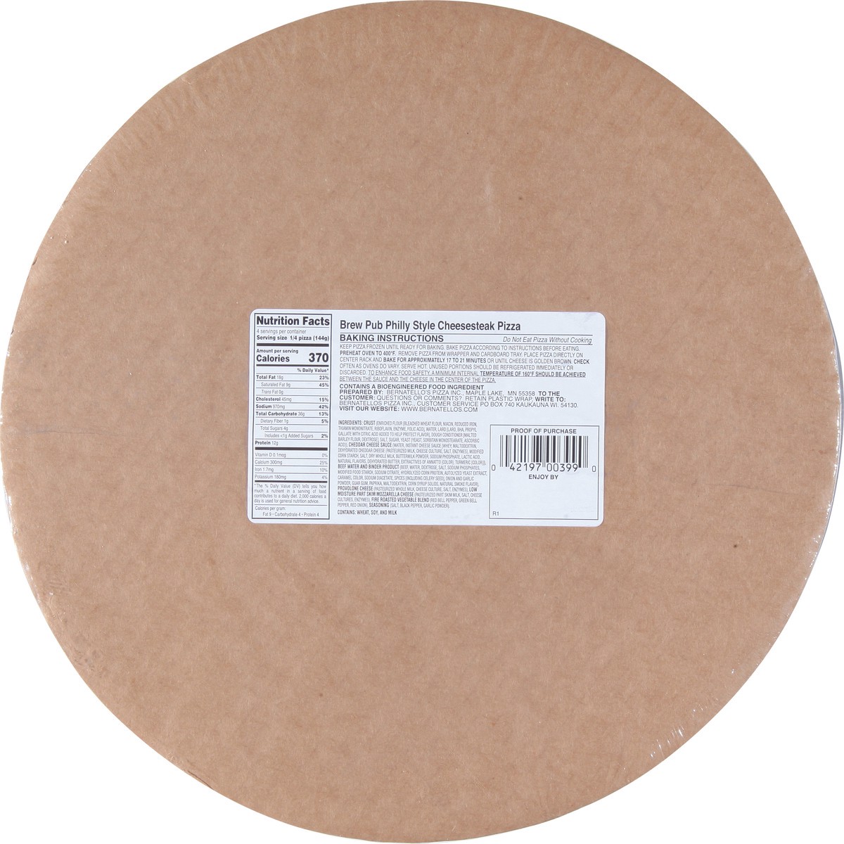 slide 2 of 12, Brew Pub Pizza Philly Style Cheeseteak Pizza 20.29 oz, 20.29 oz