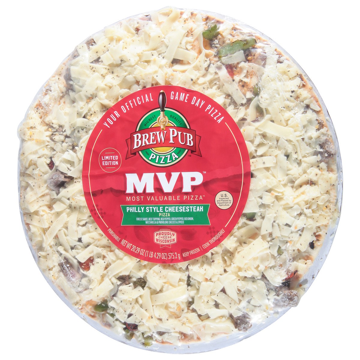 slide 9 of 12, Brew Pub Pizza Philly Style Cheeseteak Pizza 20.29 oz, 20.29 oz