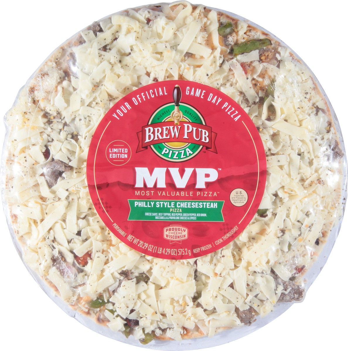 slide 3 of 12, Brew Pub Pizza Philly Style Cheeseteak Pizza 20.29 oz, 20.29 oz