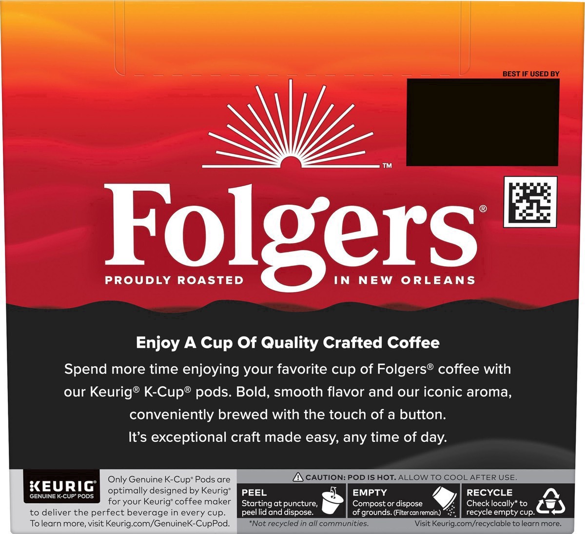slide 8 of 25, Folgers Black Silk Ground Coffee K-Cup, 48 ct