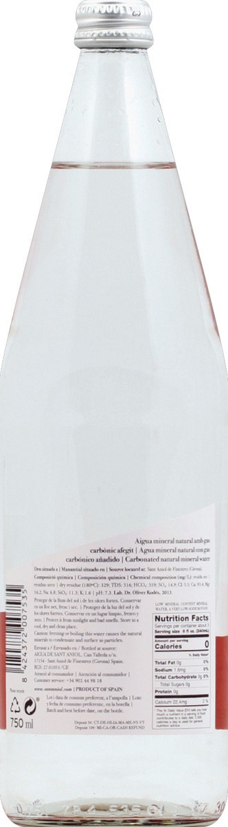 slide 5 of 8, Sant Aniol Mineral Water - 25.3 oz, 25.3 oz