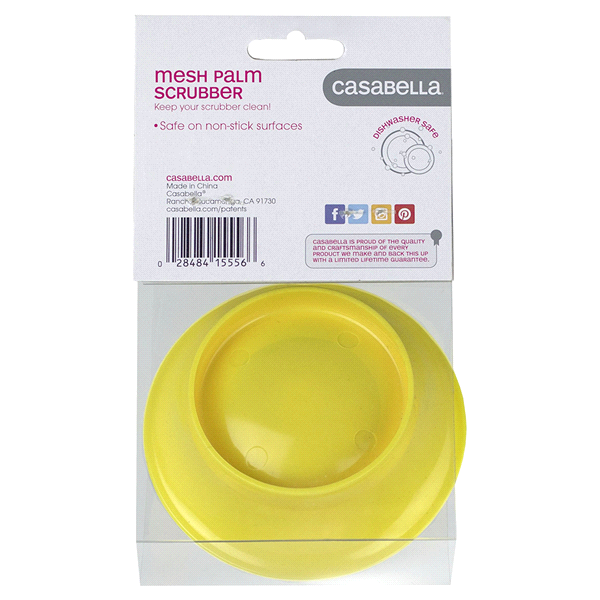slide 5 of 5, Casabella Mesh Scrubber Round, 1 ct