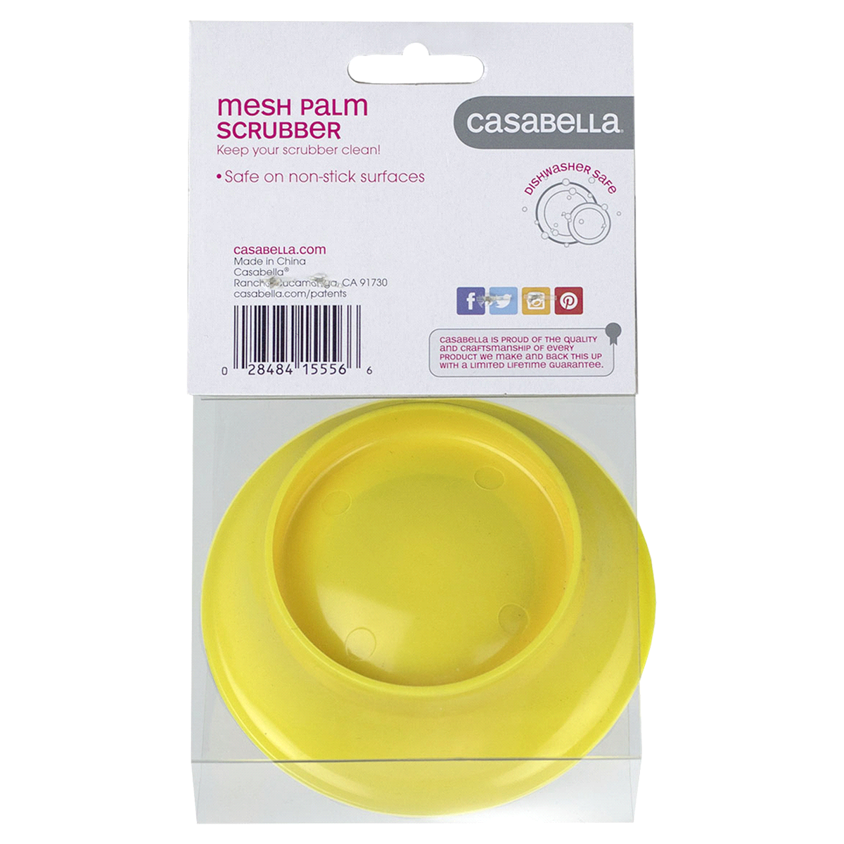 slide 4 of 5, Casabella Mesh Scrubber Round, 1 ct