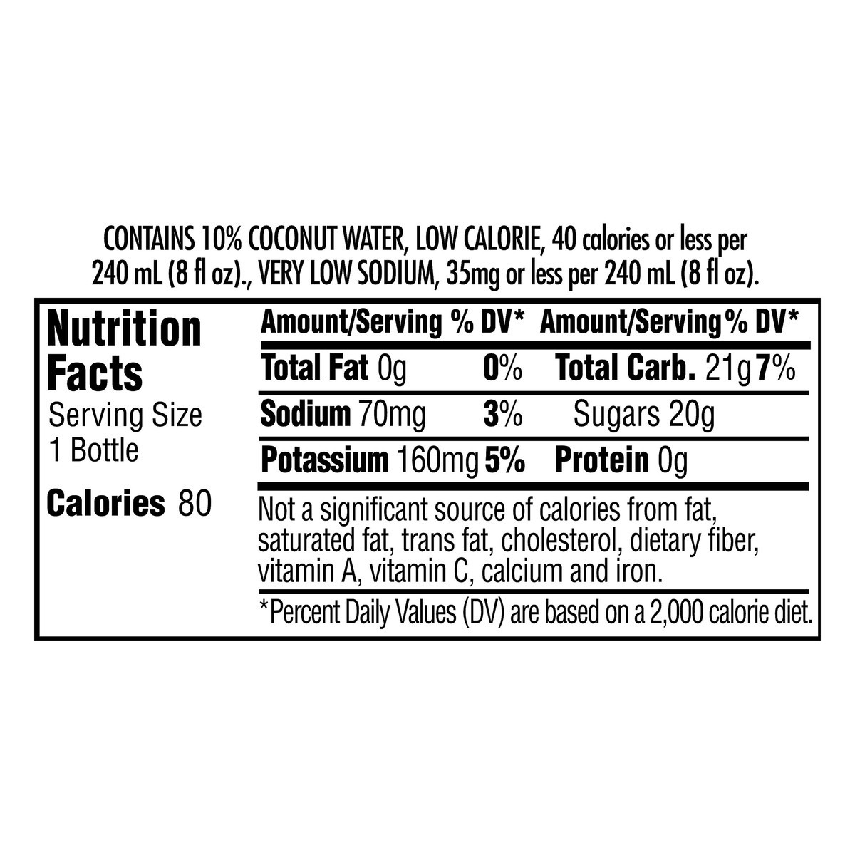 slide 3 of 7, SoBe Water Pacific Coconut Hydration Beverage 20 oz, 20 oz