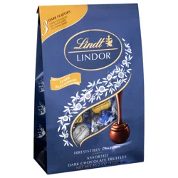 Lindt Lindor Dark Assortment Chocolate Truffles 15.2 oz