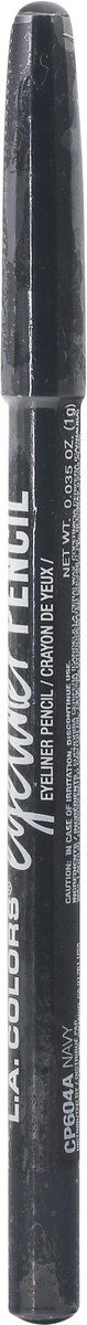 slide 4 of 9, L.A. Colors Eyeliner Pencil - Navy, 0.035 oz