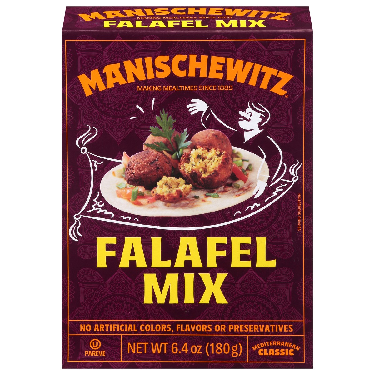 slide 2 of 4, Manischewitz Falafel Mediterranean Snack Mix, 6.4 oz