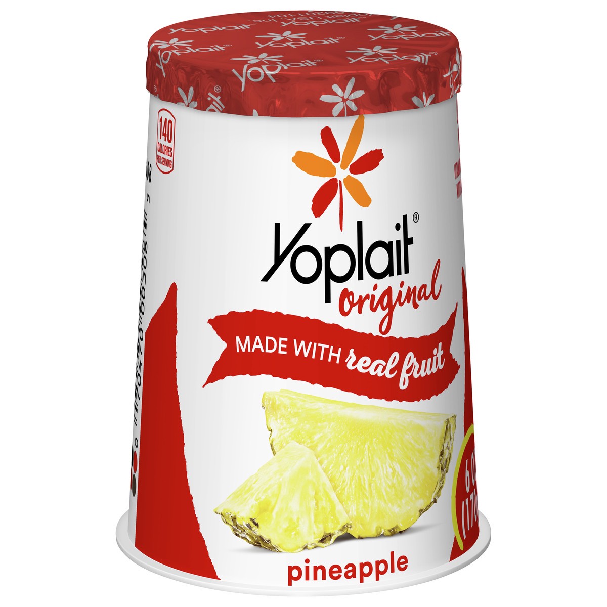 slide 6 of 9, Yoplait Original Pineapple Low Fat Yogurt, 6 OZ Yogurt Cup, 6 oz