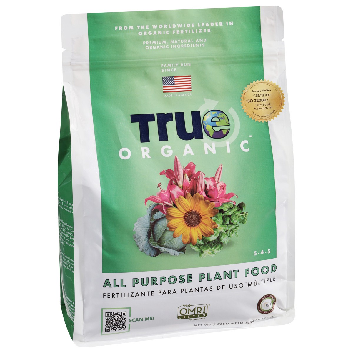 slide 7 of 11, True Organic All Purpose 5-4-5 Plant Food 4 lb, 4 lb