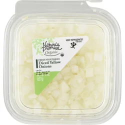 Nature's Promise Organic Fresh Cut Vegetables Yellow Onion Diced